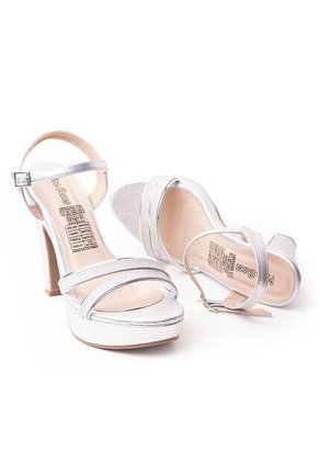 Price Shoes Sandalia Tacón Para Mujer 182FL872PLATA