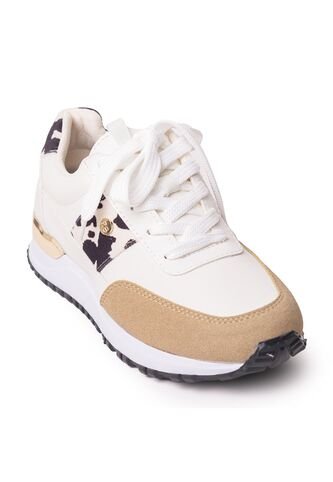 Price Shoes Tenis Moda Para Mujer 822680BEIGE Price Shoes