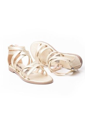 Price Shoes Sandalias Planas Mujer 302E354CHAMPANA