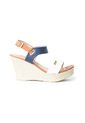Price Shoes Plataforma Moda Mujer 182AL1440AZUL de Price Shoes