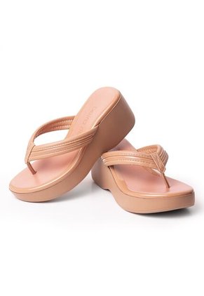 Price Shoes Plataformas Beira Rio Para Mujer 0228455-305NUDE