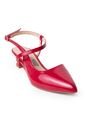 Price Shoes Tacon Bajo Para Mujer 4822506ROJO de Price Shoes
