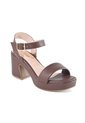 Price Shoes Tacones Con Plataforma Mujer 952P-06MARRON de Price Shoes