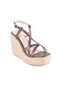 Price Shoes Plataformas Bohemias Mujer 9521307CHOCOLATE de Price Shoes
