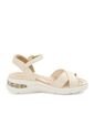 Price Shoes Sandalia Confort Para Mujer 0227183-103CREMA de Price Shoes