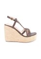 Price Shoes Plataformas Bohemias Mujer 9521307CHOCOLATE de Price Shoes