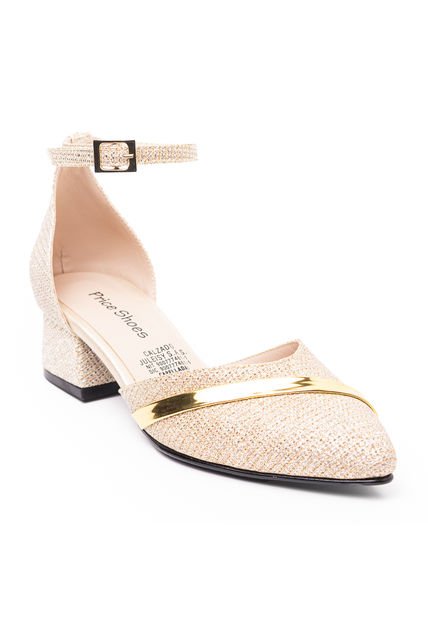Price Shoes Tacon Moda Para Mujer 542577CHAMPANA