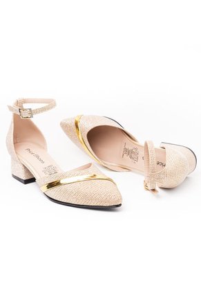 Price Shoes Tacon Moda Para Mujer 542577CHAMPANA