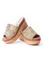 Price Shoes Plataforma Para Dama 462LEONA-3MIEL de Price Shoes