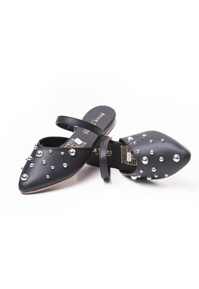 Price Shoes Zuecos Mules De Moda Para Mujer 6022423NEGRO