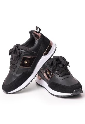 Price Shoes Tenis Moda Para Mujer 822680NEGRO