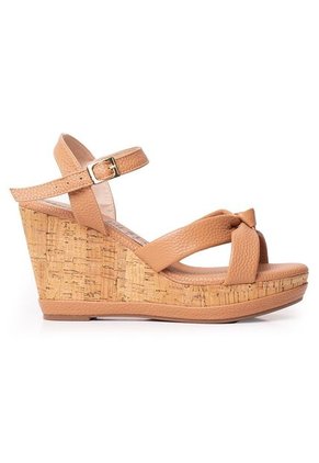 Price Shoes Sandalia Plataforma Para Mujer 462JC016AMARETTO