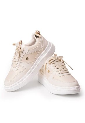 Price Shoes Tenis Moda Para Mujer 822682BEIGE