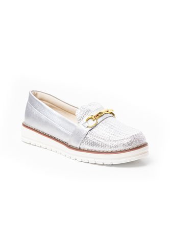 Price Shoes Mocasin Casual Mujer 252A106PLATA Price Shoes