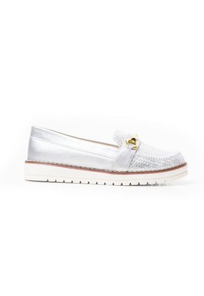 Price Shoes Mocasin Casual Mujer 252A106PLATA