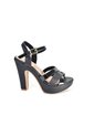 Price Shoes Tacones Plataforma Cruzados Mujer 182FL392NEGRO de Price Shoes