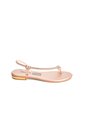 Price Shoes Sandalias Planas Strass Mujer 4822627OROROSA de Price Shoes