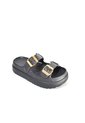 Price Shoes Sandalias Doble Hebilla Mujer 922SM217NEGRO de Price Shoes