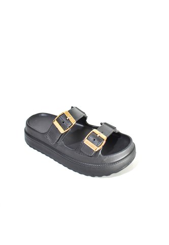 Price Shoes Sandalias Doble Hebilla Mujer 922SM217NEGRO Price Shoes