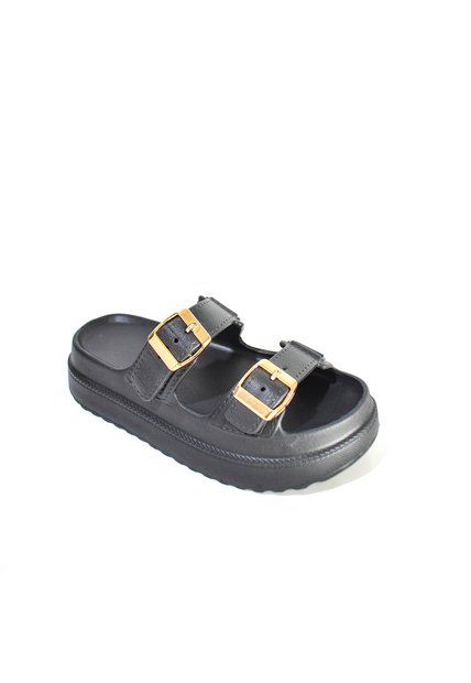 Price Shoes Sandalias Doble Hebilla Mujer 922SM217NEGRO