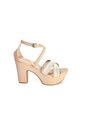 Price Shoes Tacones Plataforma Brillo Mujer 182CE380AVELLANA de Price Shoes