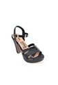 Price Shoes Tacones Plataforma Cruzados Mujer 182FL392NEGRO de Price Shoes