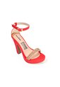 Price Shoes Tacones Plataforma Strass Mujer 182FL391ROJO de Price Shoes