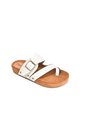 Price Shoes Sandalias Planas Hebilla Mujer 462OLIVIA-02TALCO de Price Shoes