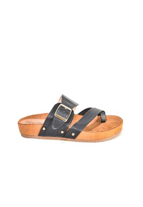 Price Shoes Sandalias Planas Hebilla Mujer 462OLIVIA-02NEGRO