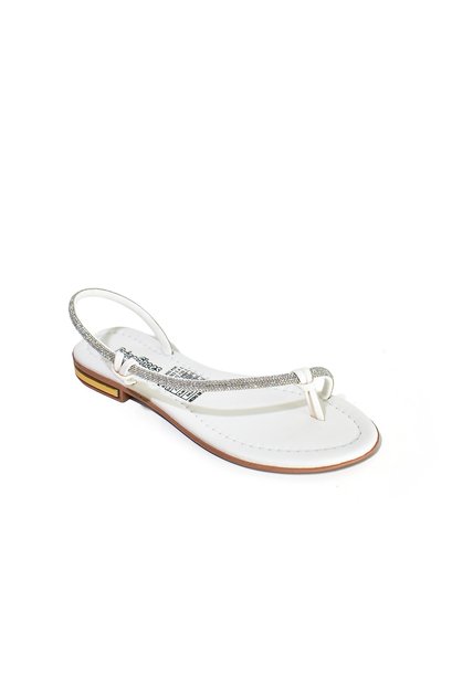 Price Shoes Sandalias Planas Strass Mujer 4822627TALCO