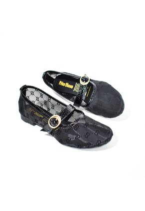 Price Shoes Baletas Mary Jane Malla Mujer 462JC024NEGRO