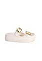 Price Shoes Sandalias Doble Hebilla Mujer 922SM217BEIGE de Price Shoes