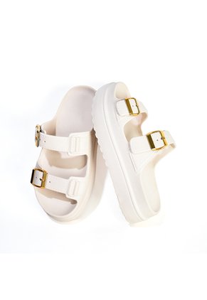 Price Shoes Sandalias Doble Hebilla Mujer 922SM217BEIGE