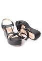Price Shoes Sandalias Con Plataforma Mujer 9521243NEGRO de Price Shoes