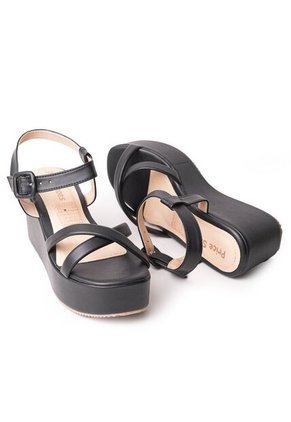 Price Shoes Sandalias Con Plataforma Mujer 9521243NEGRO