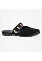 Price Shoes Sandalias Tipo Mule Planas Con Estilo Para Mujer 182BE268NEGRO de Price Shoes