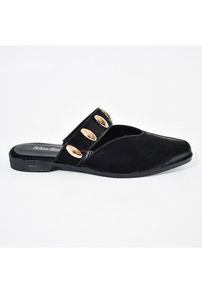 Price Shoes Sandalias Tipo Mule Planas Con Estilo Para Mujer 182BE268NEGRO