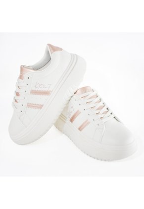 Price Shoes Tenis Con Plataforma Mujer 202WN46-ABOROROSA