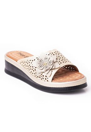 Priceshoes Sandalias Confort Para Mujer 6924075-1CHAMPANA