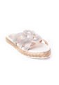 Price Shoes Sandalia Plana Para Mujer Con Brillante 312ESMERALDAPLATA de Price Shoes