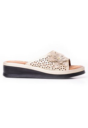 Priceshoes Sandalias Confort Para Mujer 6924075-1CHAMPANA