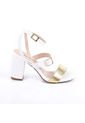 Price Shoes Tacon Bajo Elegante Mujer 962CR81BLANCO de Price Shoes