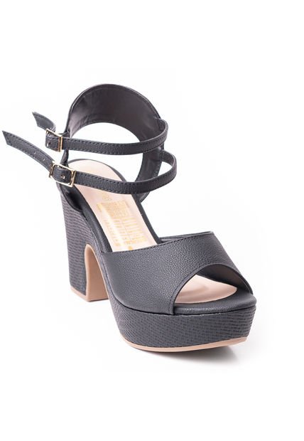 Price Shoes Sandalias Tacon Cubano Mujer 182CE828NEGRO