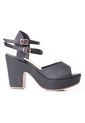 Price Shoes Sandalias Tacon Cubano Mujer 182CE828NEGRO de Price Shoes