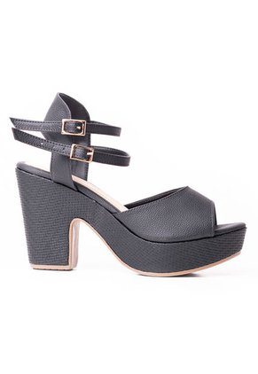 Price Shoes Sandalias Tacon Cubano Mujer 182CE828NEGRO