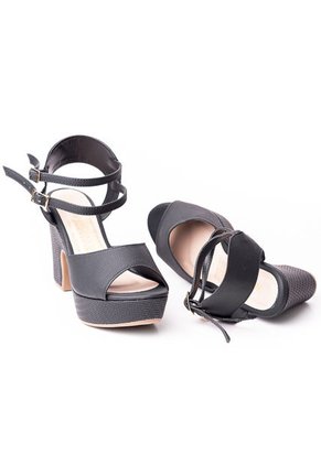 Price Shoes Sandalias Tacon Cubano Mujer 182CE828NEGRO