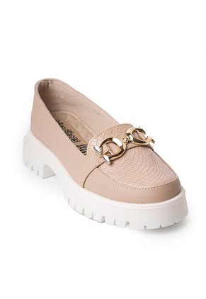 Price Shoes Mocasines Casuales Para Mujer 252A20BEIGE