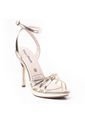 Price Shoes Sandalia  De Tacon Para Mujer 882VS020CHAMPANA de Price Shoes