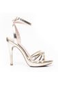 Price Shoes Sandalia  De Tacon Para Mujer 882VS020CHAMPANA de Price Shoes