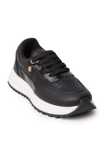 Price Shoes Tenis Moda Para Mujer 282M-536NEGRO Price Shoes